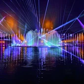 مۇزىكا ئۇسسۇل ئويناش سۇ كۋادرات فونتان